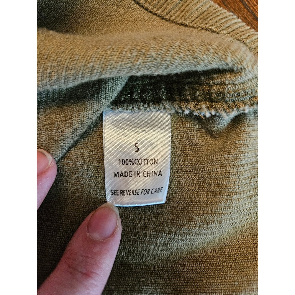 Wishlist Olive Green Corduroy Button Front Mini Skirt Womens Size Small S - Picture 4 of 9